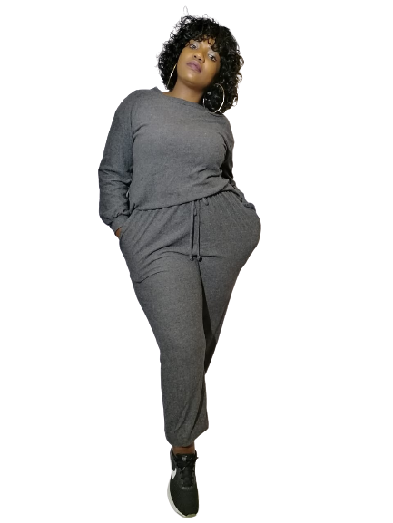 Woman lounge wear-Grey